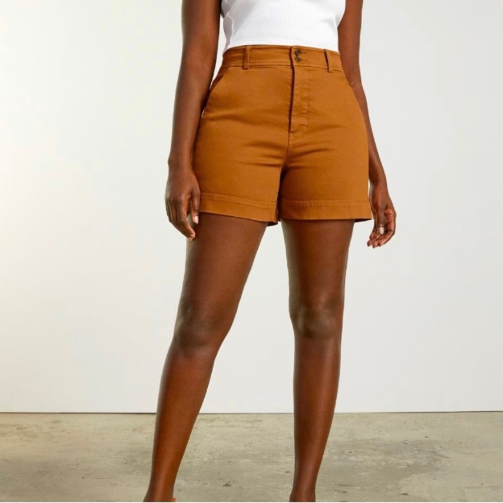 Everlane Way-High Denim Short EUC
